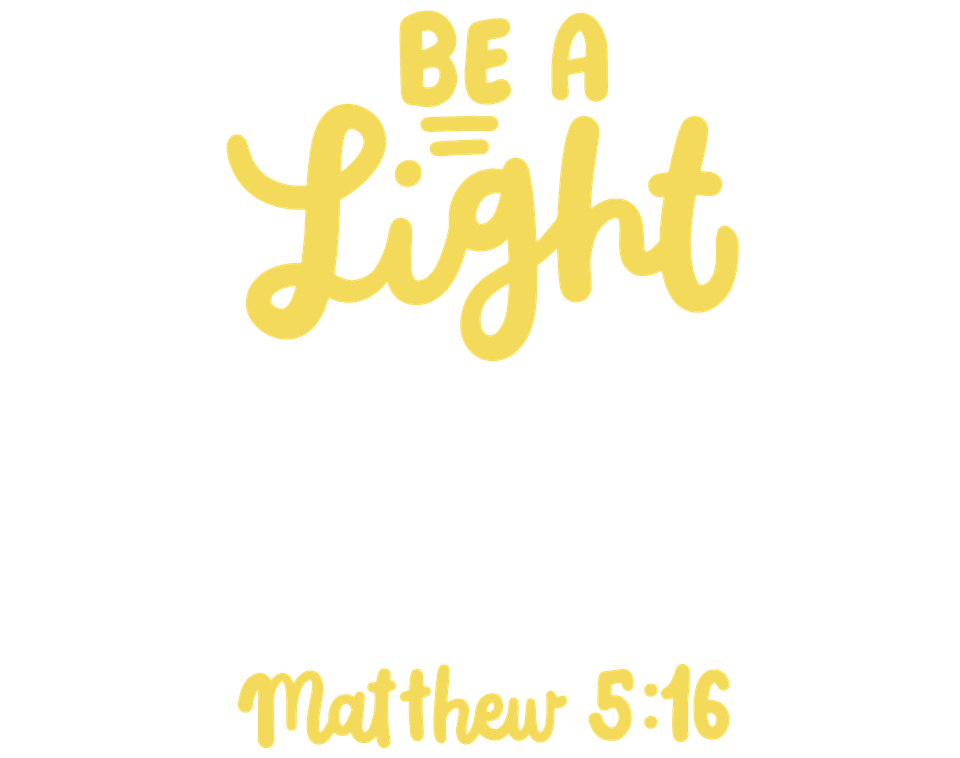 Faith   be a light for all to see yellow