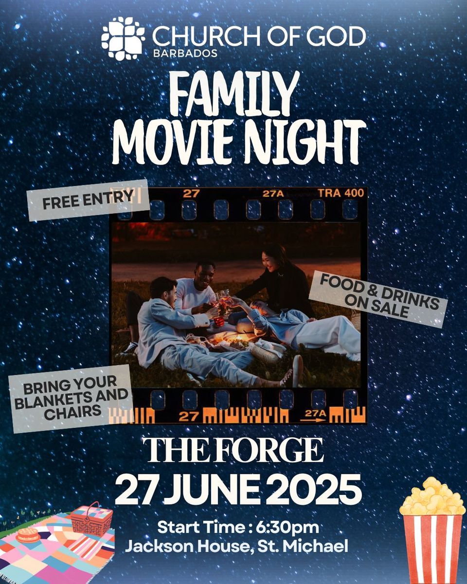 Updated family movie night flyer