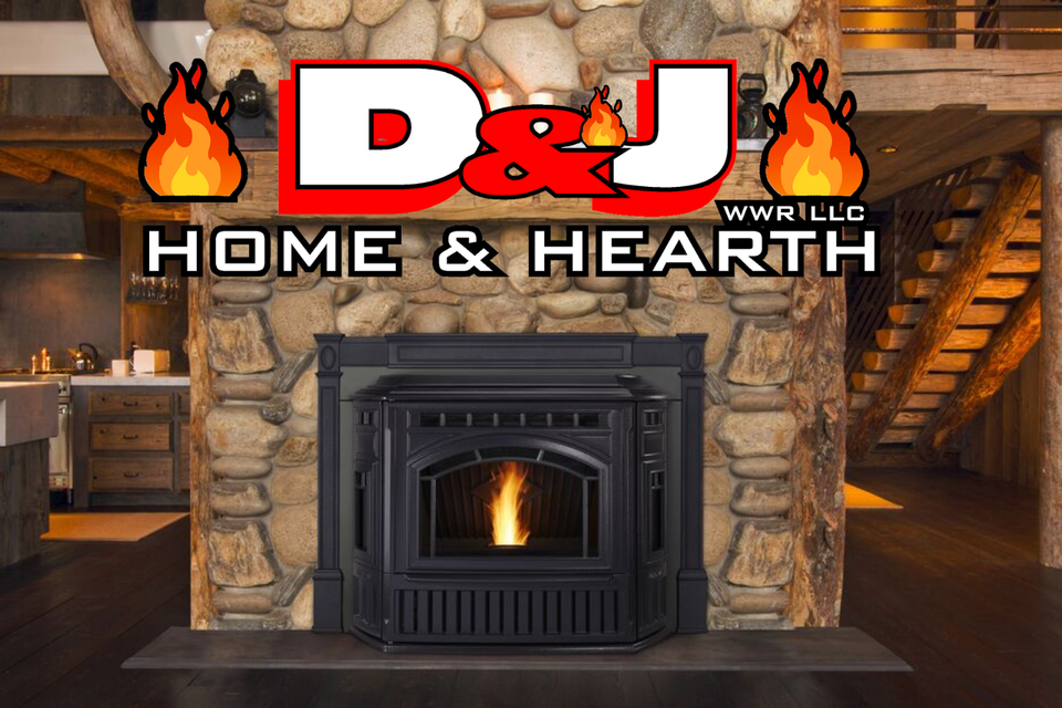 D&J Home and Hearth with Pellet fireplace