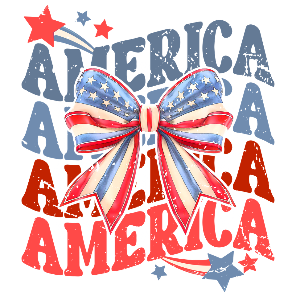 Patriotic   america bow