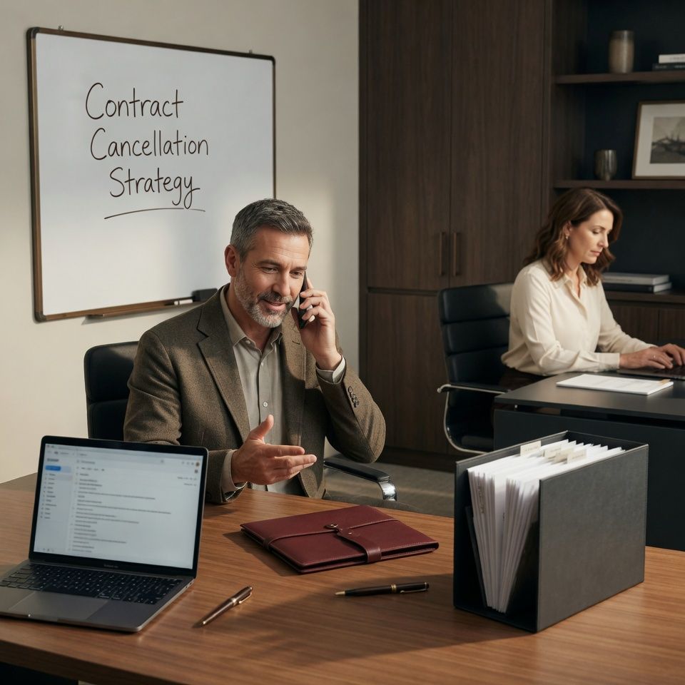 Consultants coordinating a documented outcome during a remote call