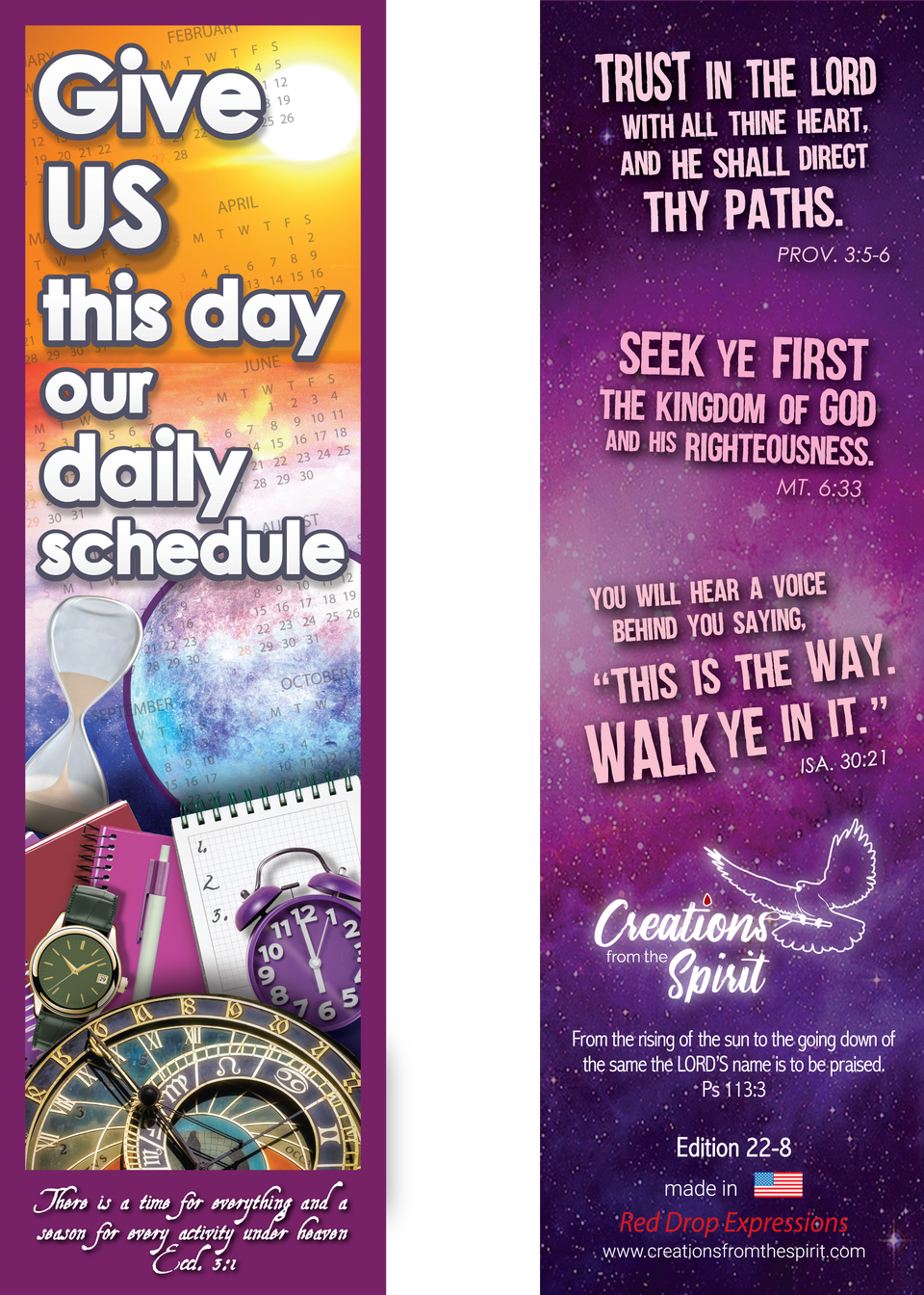 Truthmark 8 dailyschedule 5x7