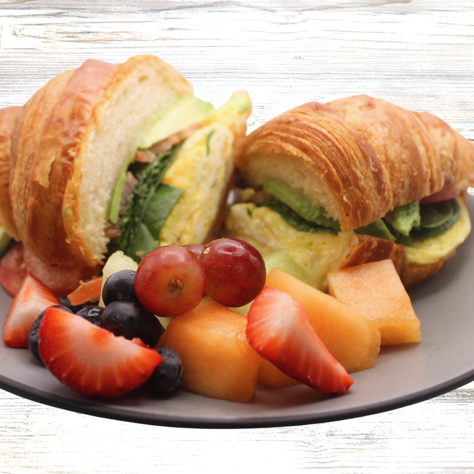 Croissant breakfast 1