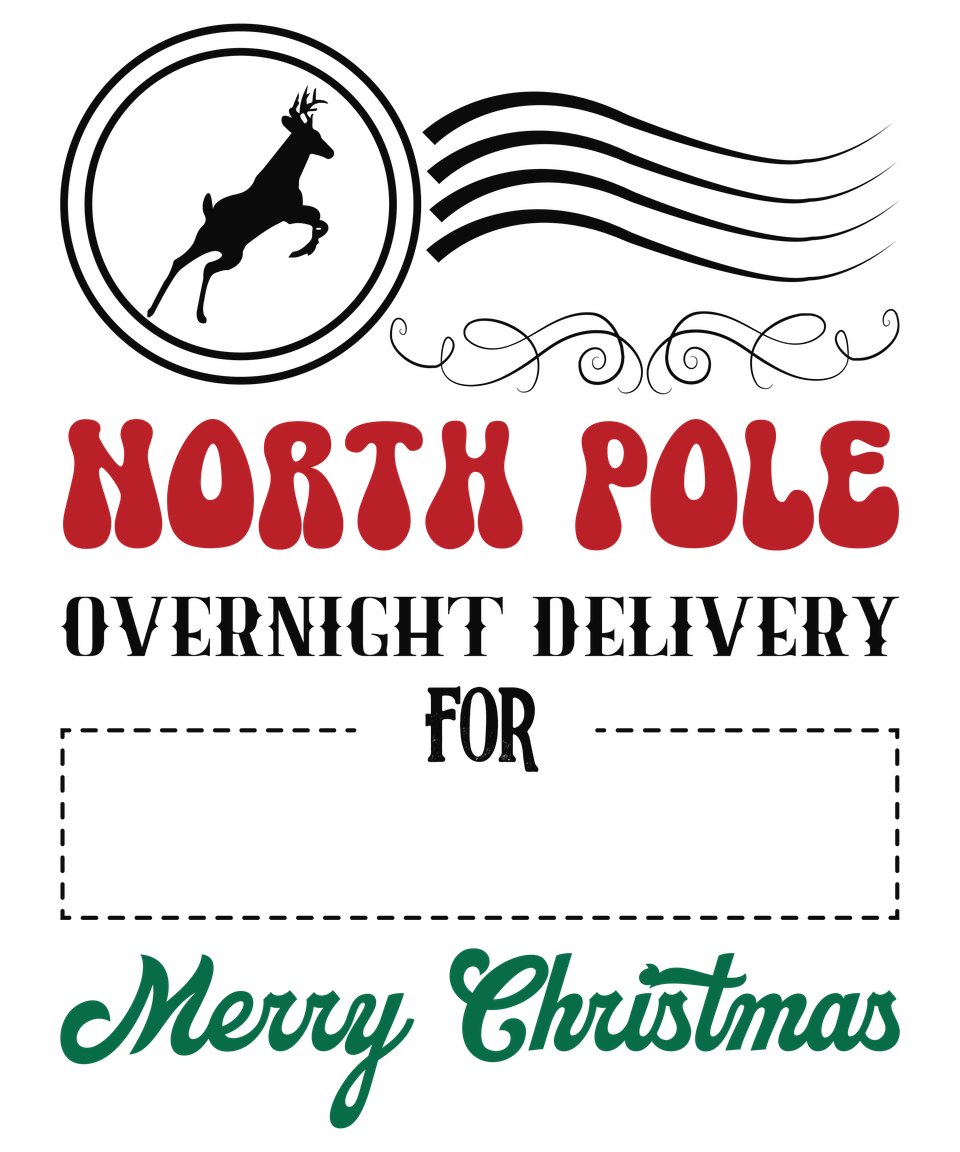 Seasons   christmas santa sack north pole overnight delivery 03 color