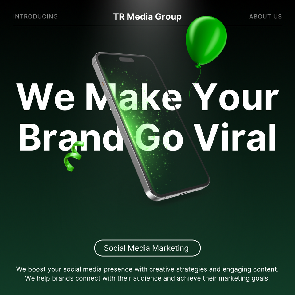 Green modern social media agency marketing instagram post