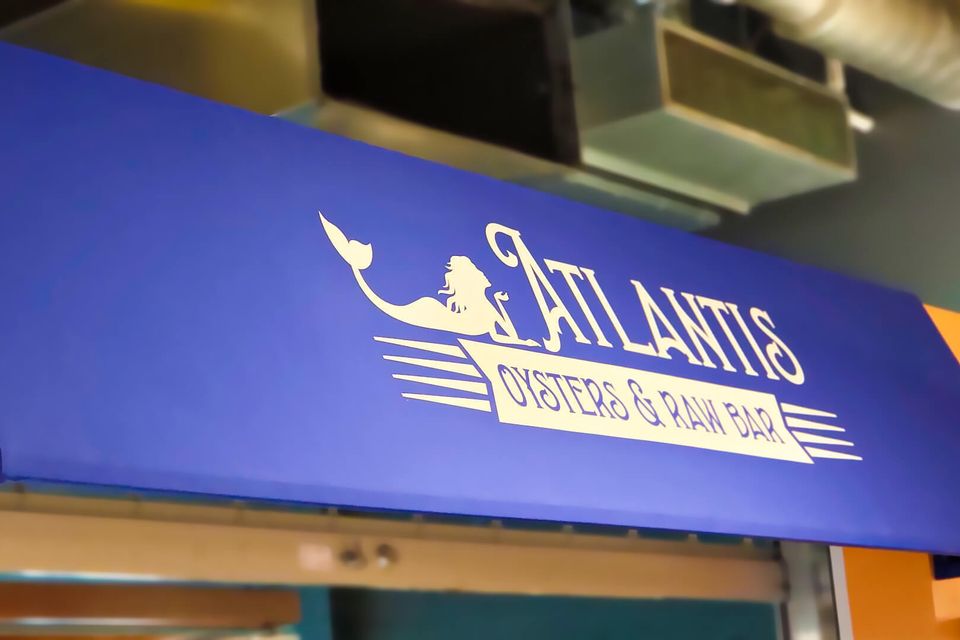 Atlantis raw bar worcester ma awning logo