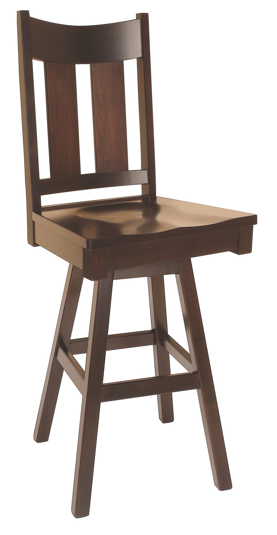 Hlw lilac swivel bar chair
