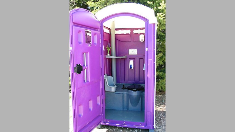 flushable portable toilet rental