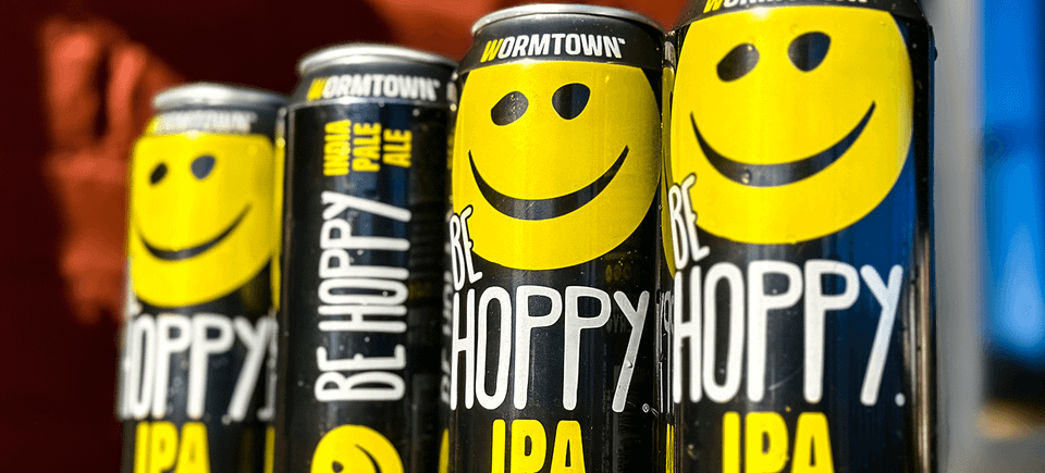 Wormtown brewery beer be hoppy ipa cover