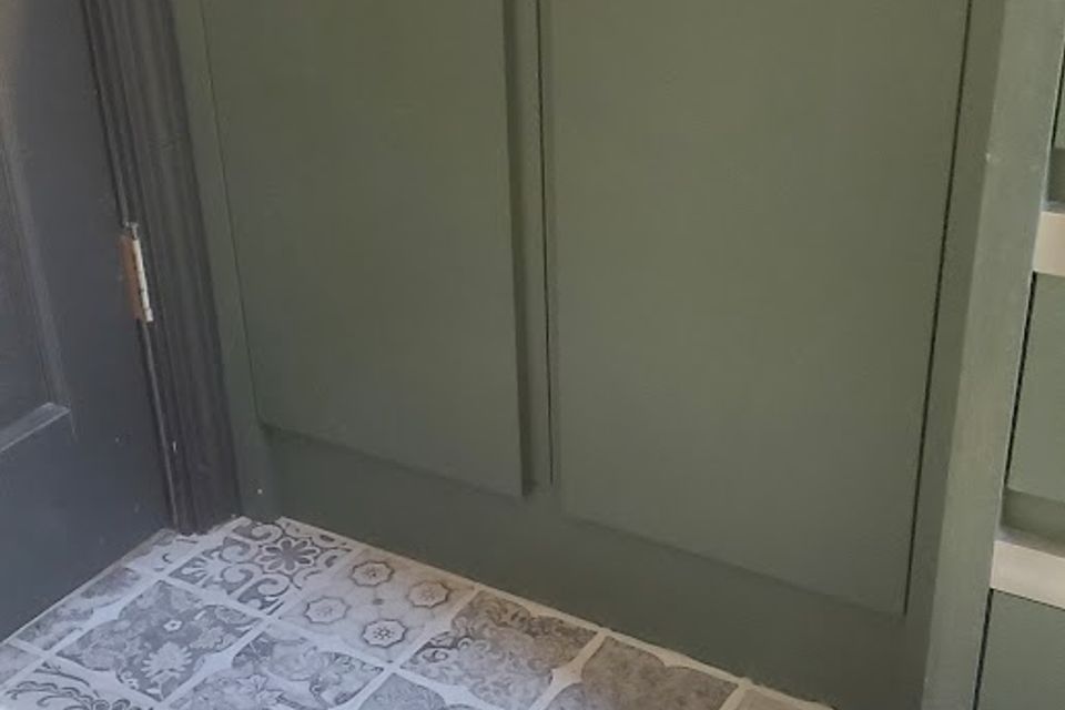 Made  to  order  bathroom cabinet to match existing cabinet cn