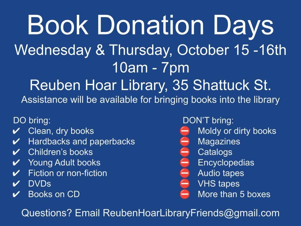 Booksale at the reuben hoar library1