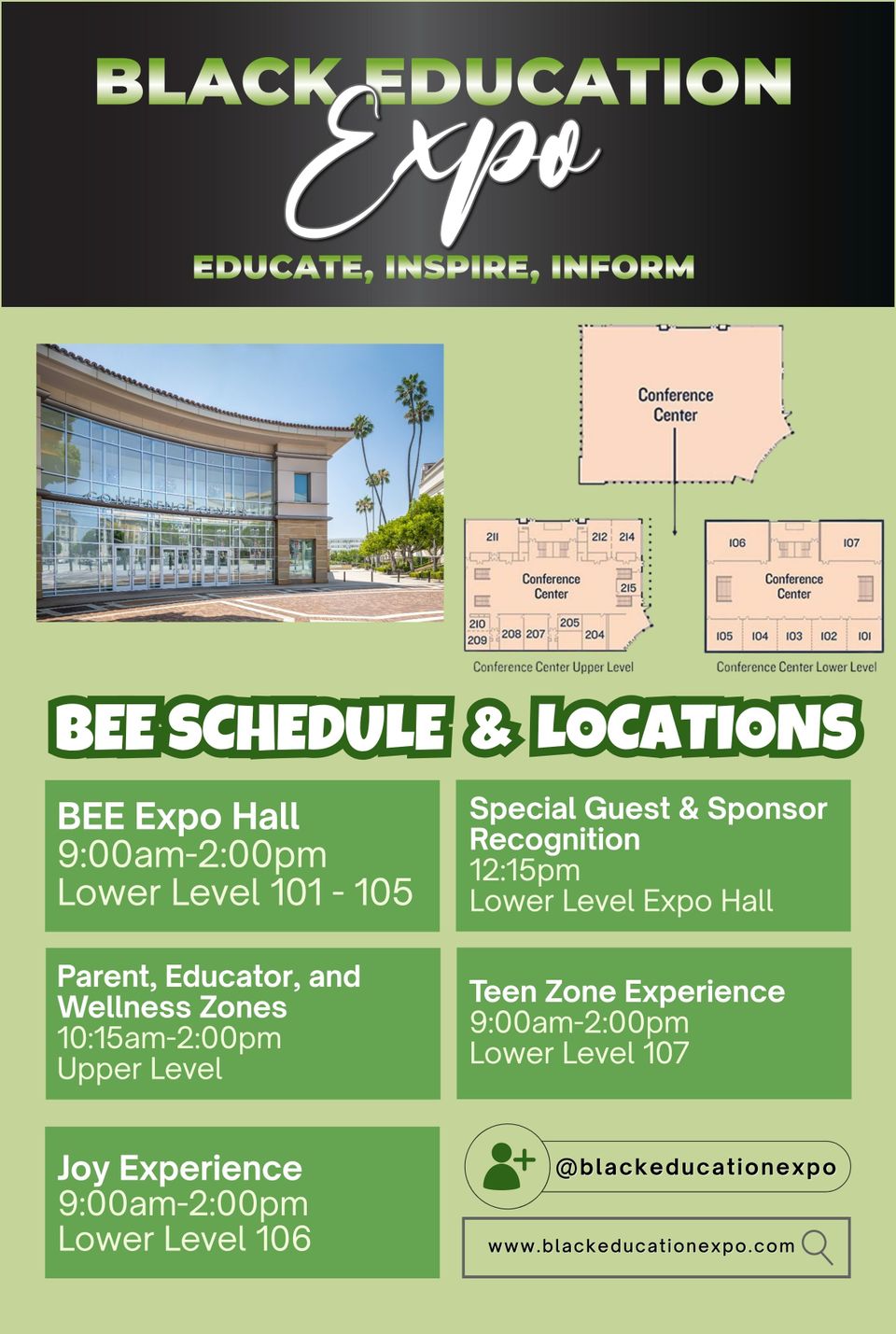 2025 bee schedule   locations