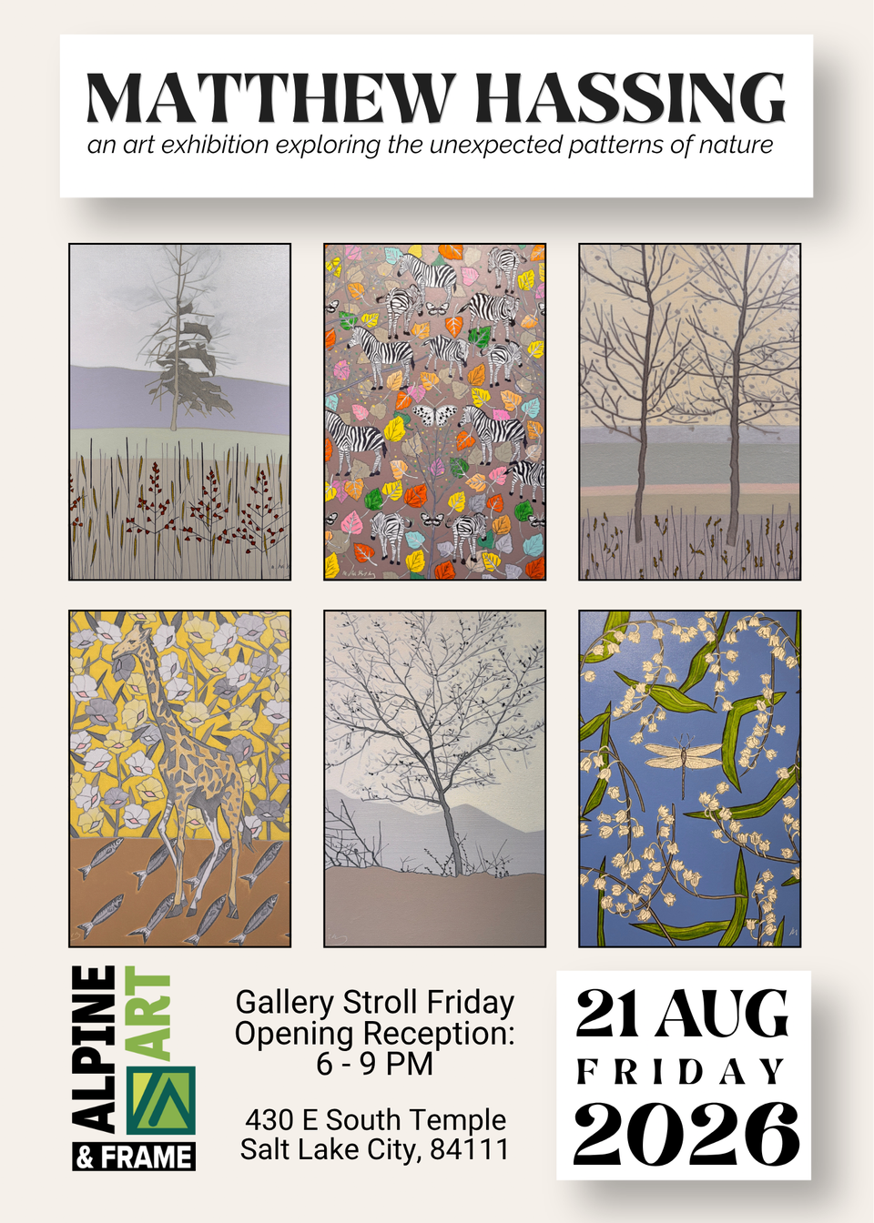 Matthew hassing art exhibition front