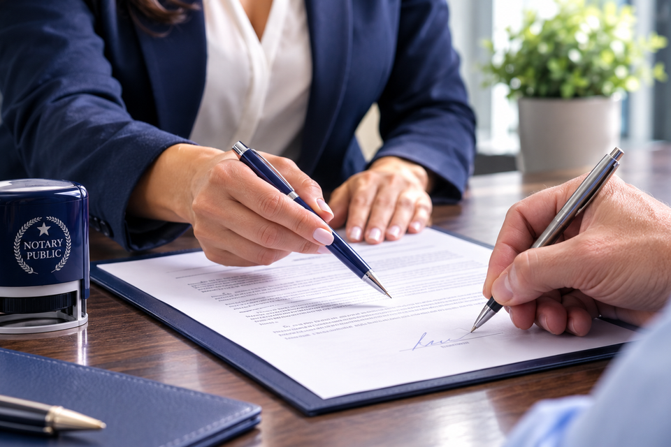Mobile notary public
