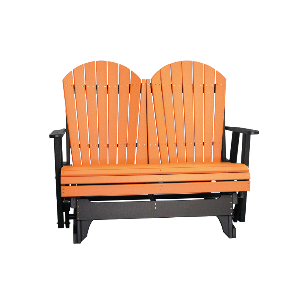 Hlf 4' adirondack glider tangerine black