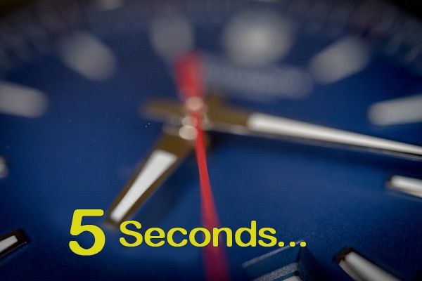 5 seconds