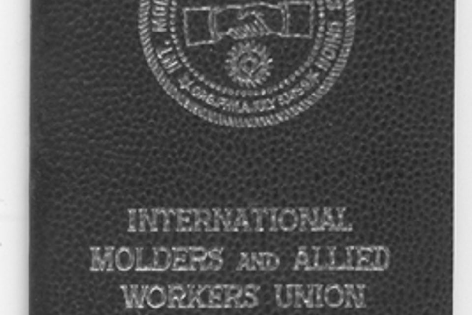 Molders archive dues book