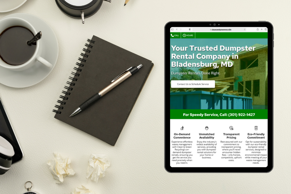 Dumpster tablet