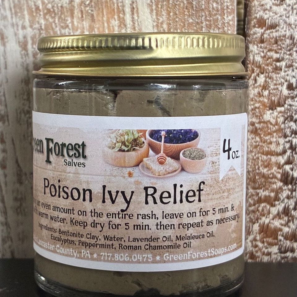 Poison Ivy Relief from Green Forest Soaps and Salves, Paradise, PA