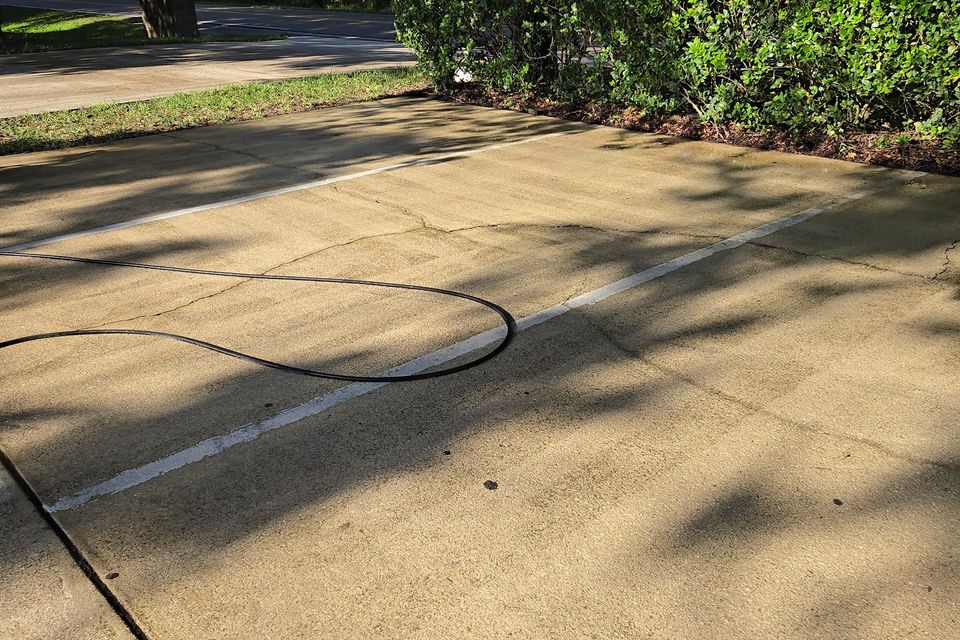 Pelican gutters pressure washingafter