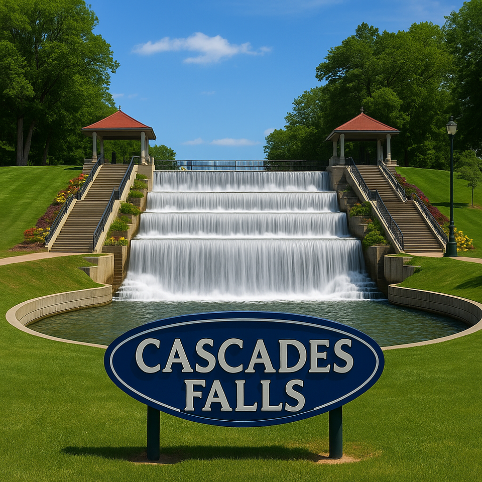 Image of cascades falls park