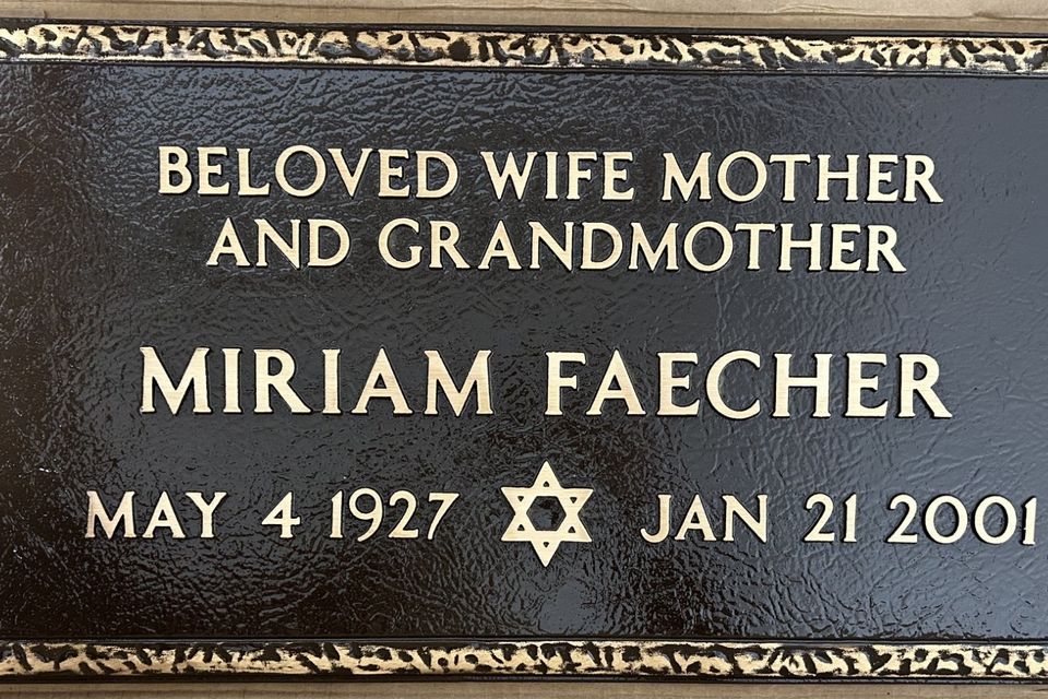 Miriam faecher bronze