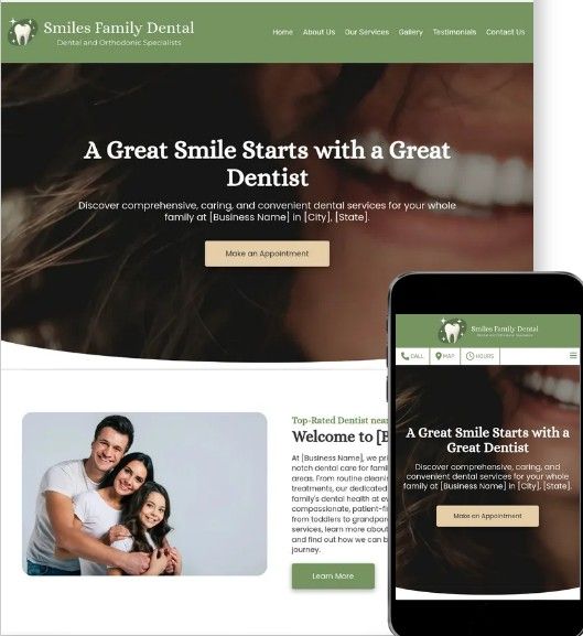 dental office website design and SEO