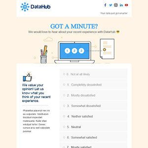 Email layouts template 7 example