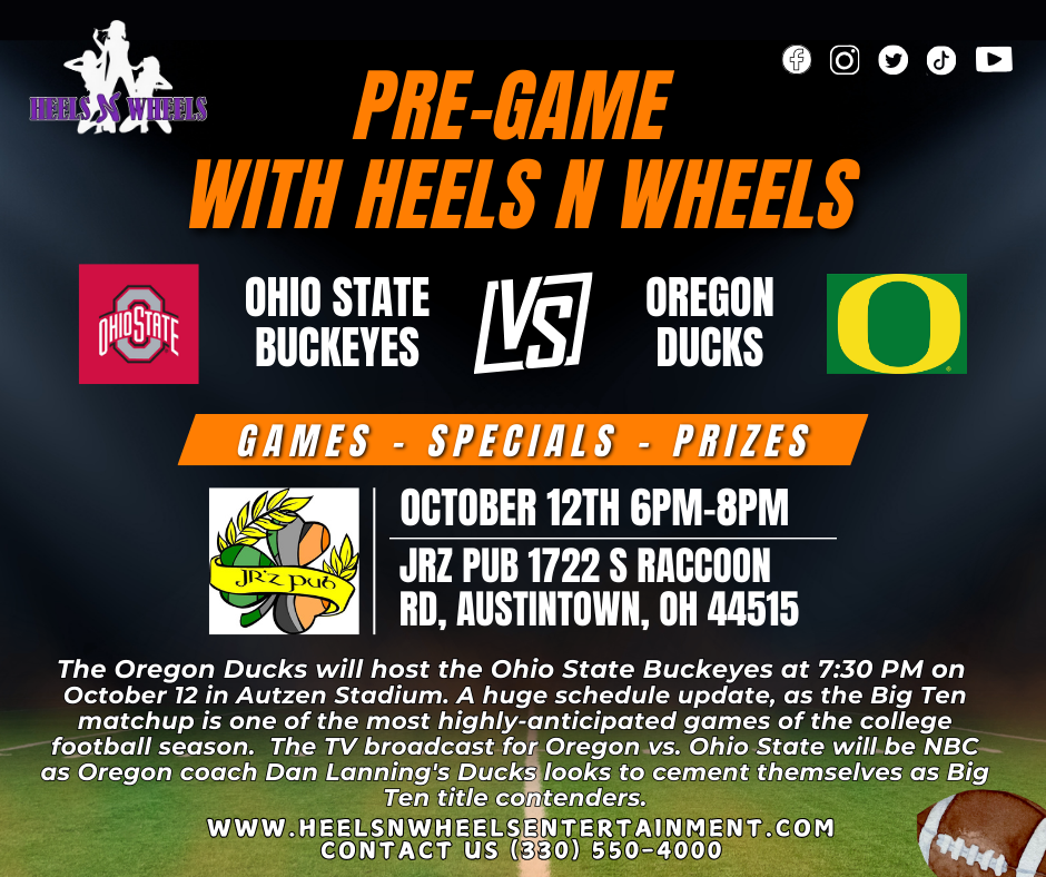 Heels n wheels football flyer