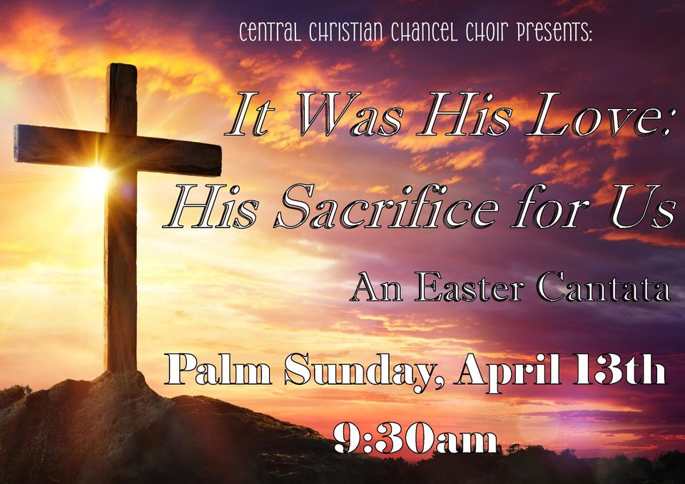 Palm sunday cantata title 2025