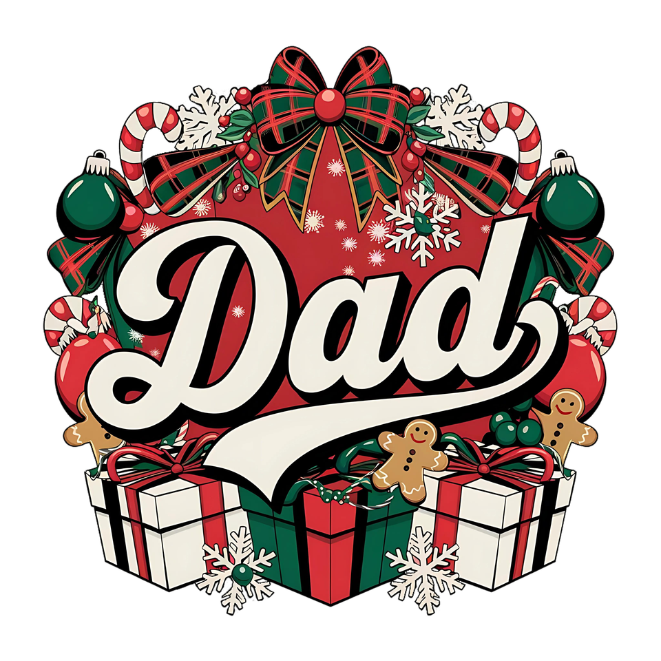 Seasons   christmas family dad wreath