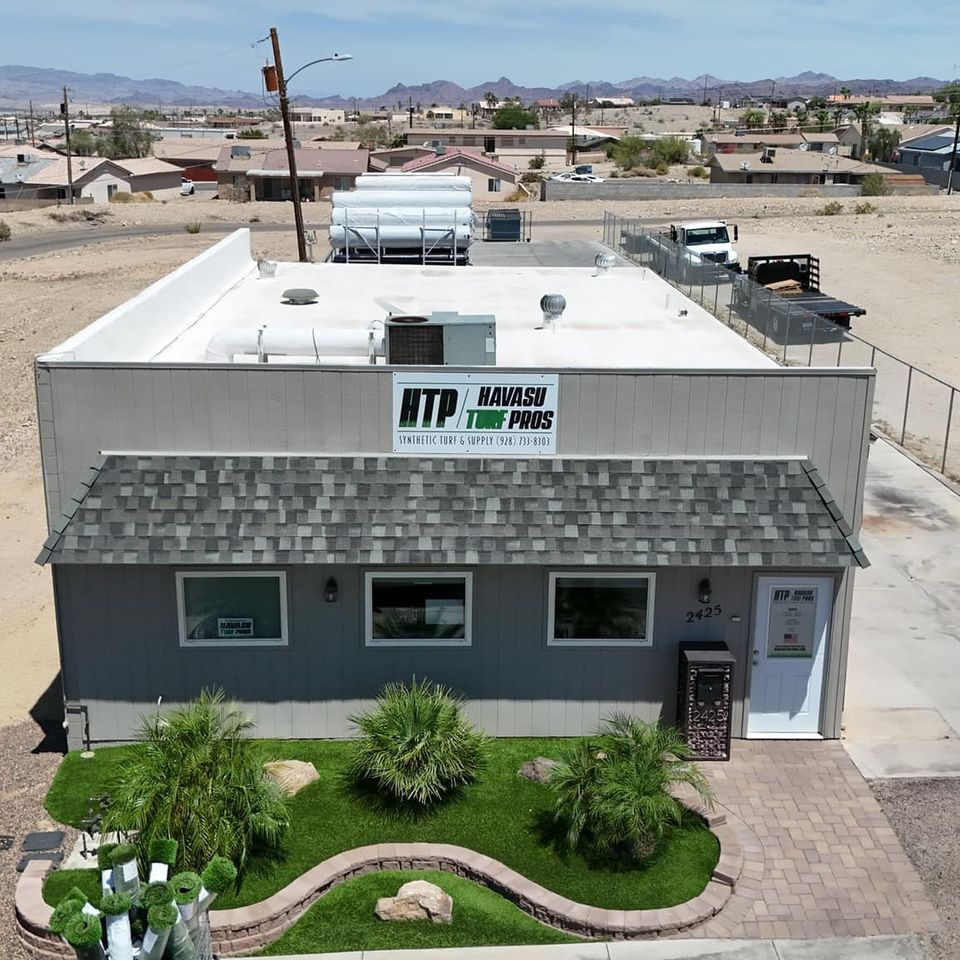 Drone shot havasu turf pros
