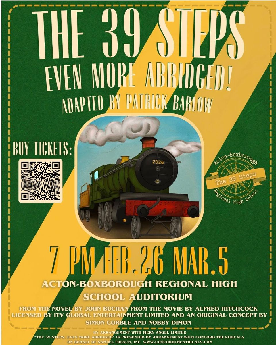 Abrhs theater 39 steps flyer