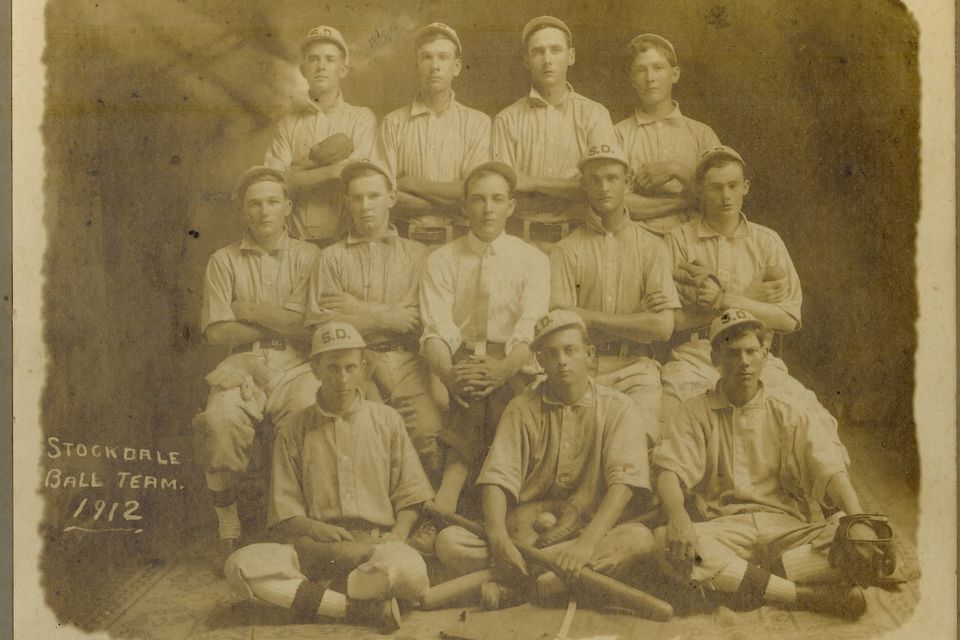 1912 stockdale ball team   photo courtesy of liz lester