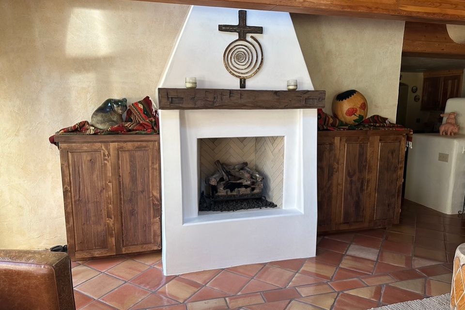 Zappka fireplace after