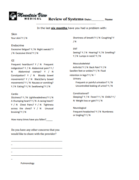 Adult health history4