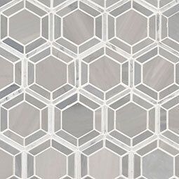 Hexagono grigio polished