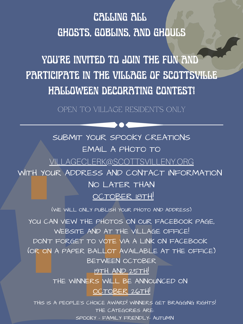 Calling all ghosts  goblins  and ghouls 2023