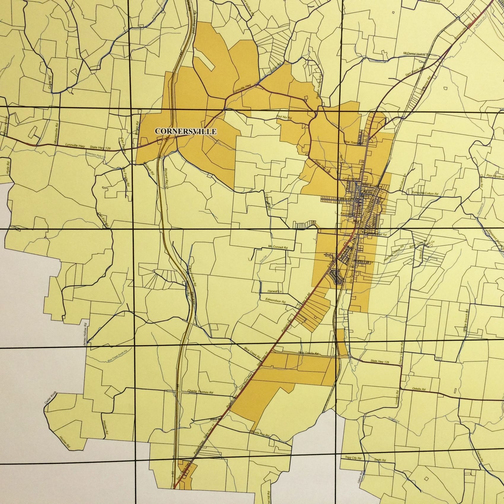 Maps Town of Cornersville Cornersville, TN