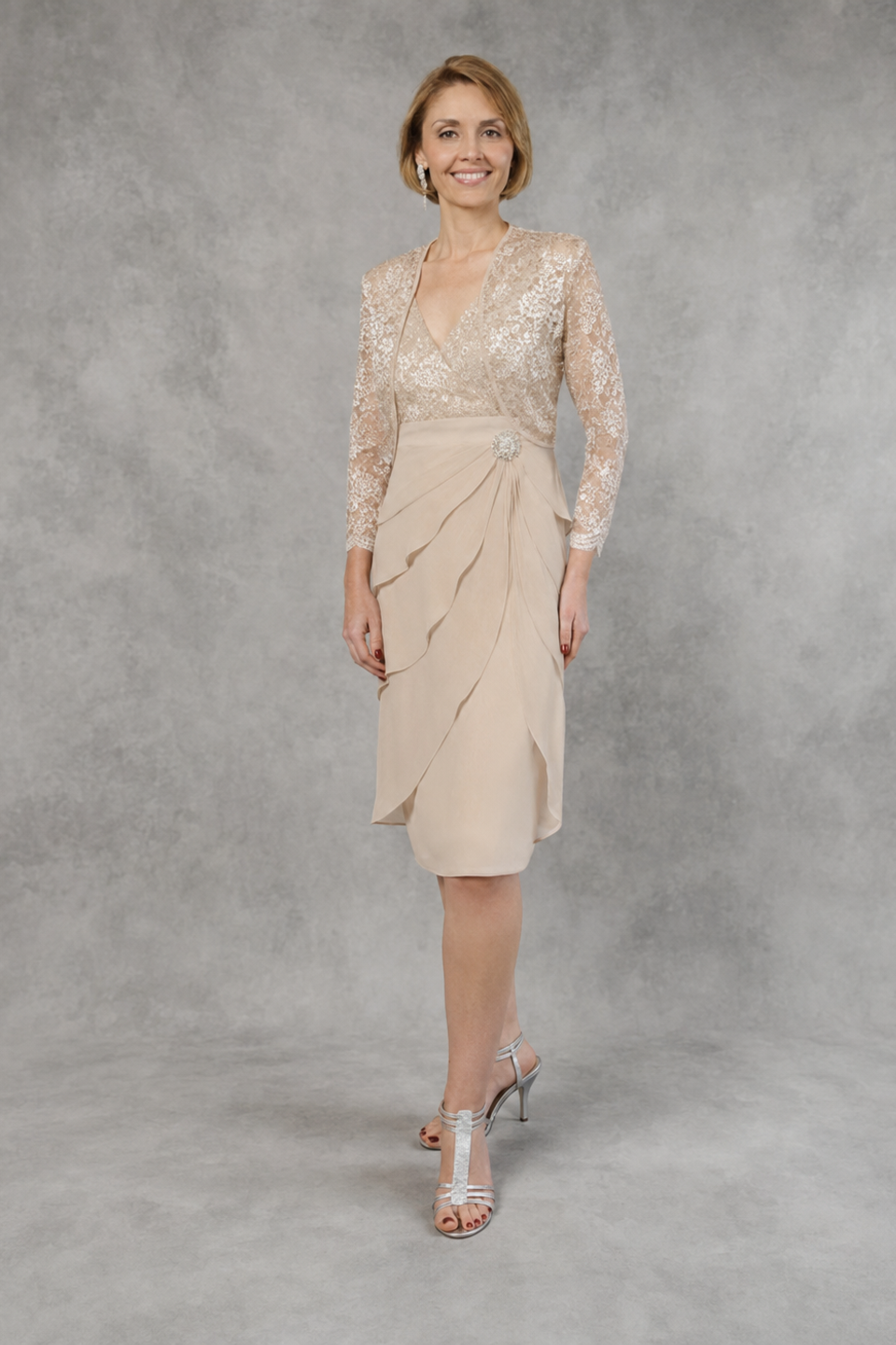 Sophisticated evening gowns and Mother of the Bride dresses available at Alma's Bridal