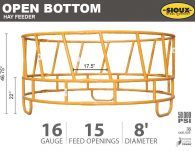 Open bottom hay feeder features (1)