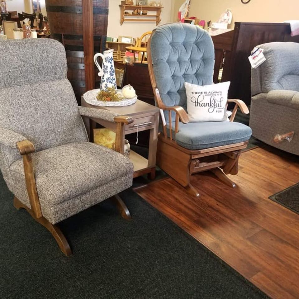 Heirloom Furniture & Gifts custom Amish rockers