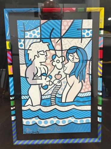 Adam and eve on ocean