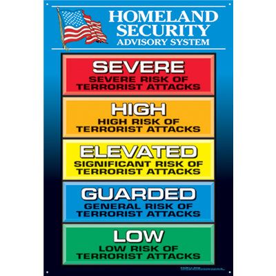 Homeland security advisory wall charts 85545 lg20161228 5710 77t2wc