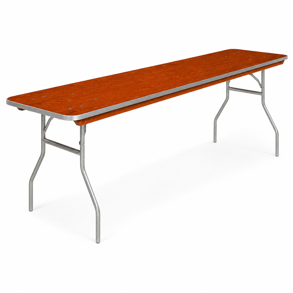 8' wooden lecture table