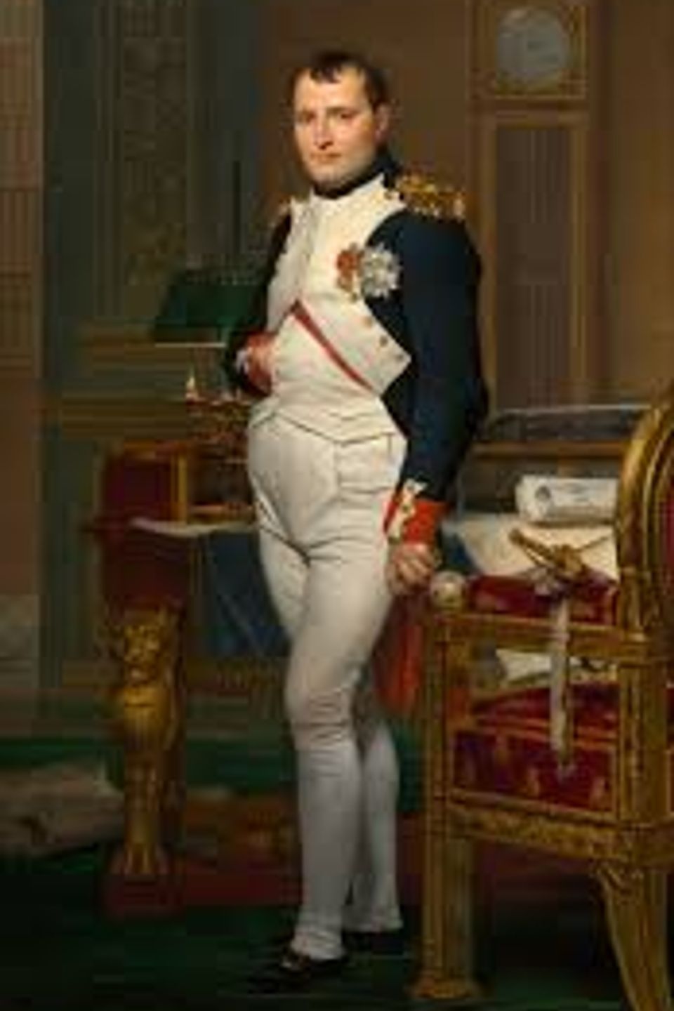 Jacques louis david   the emperor napoleon in his study at the tuileries   google art project