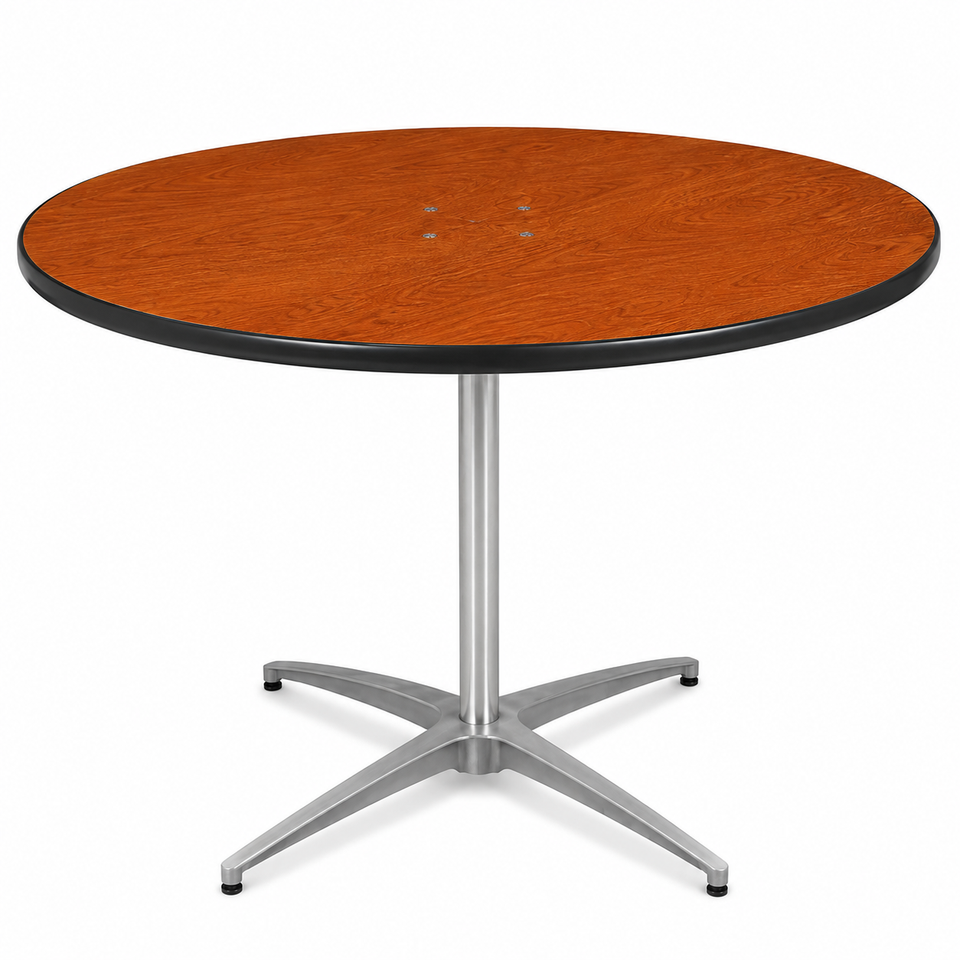 36 round wooden bistro table