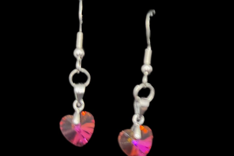 Sterling small heart  earrings1
