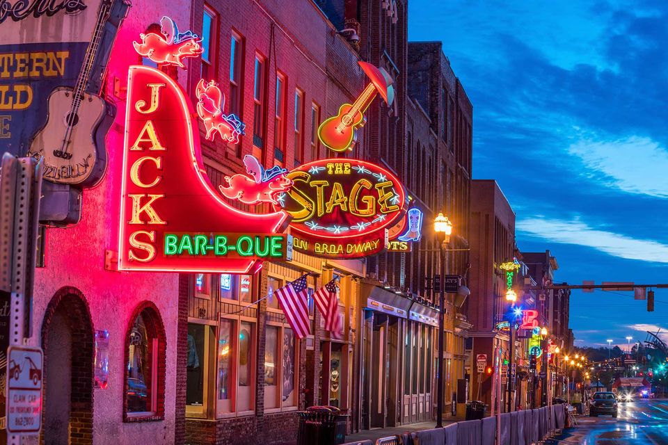 Nashville lower downtown