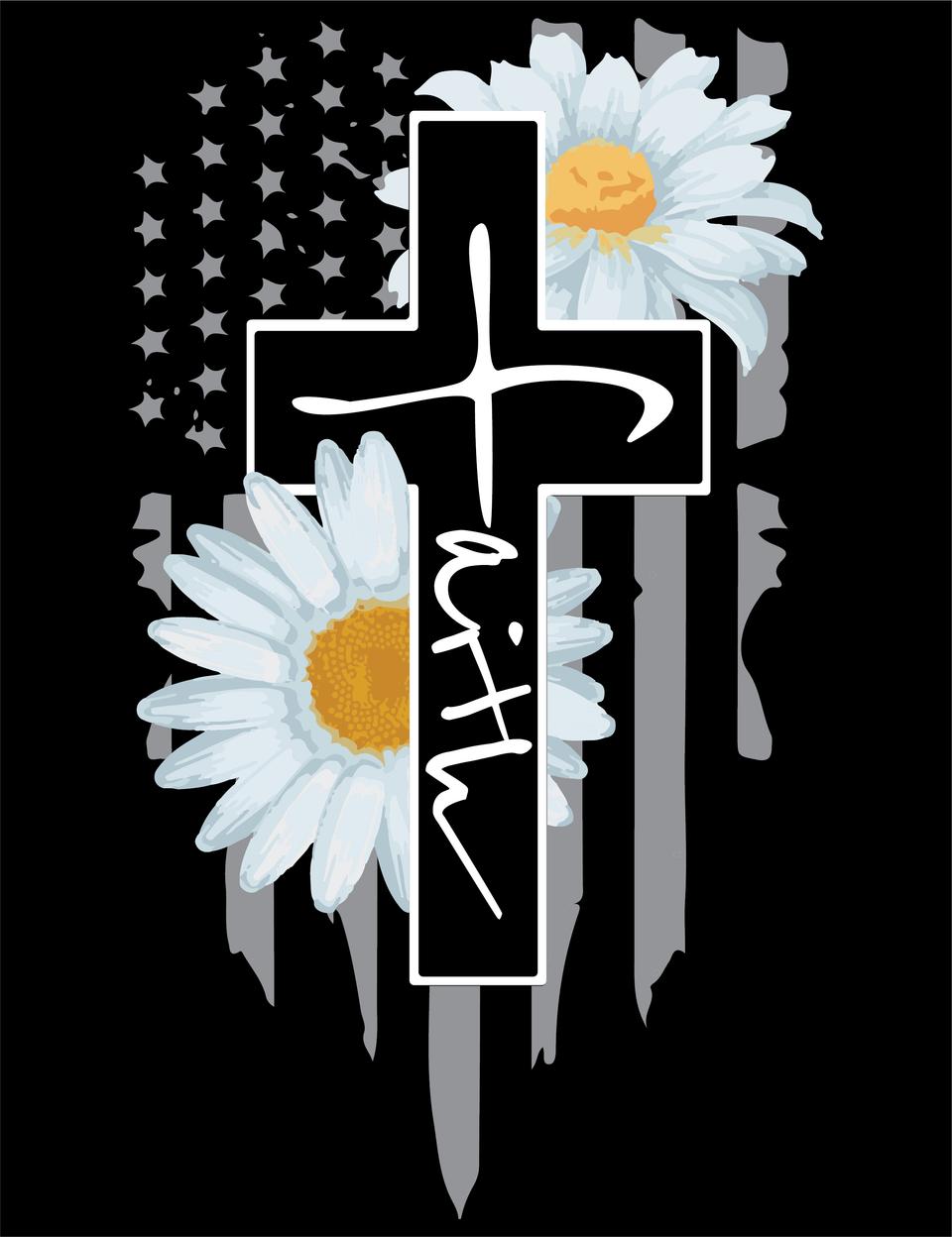 Faith   faithwithdaisyblackbackground